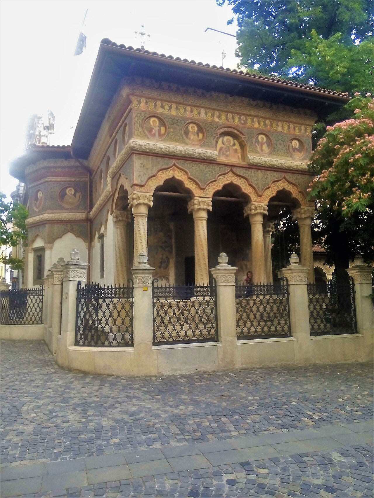 Stavropoleos Monastery courtyard